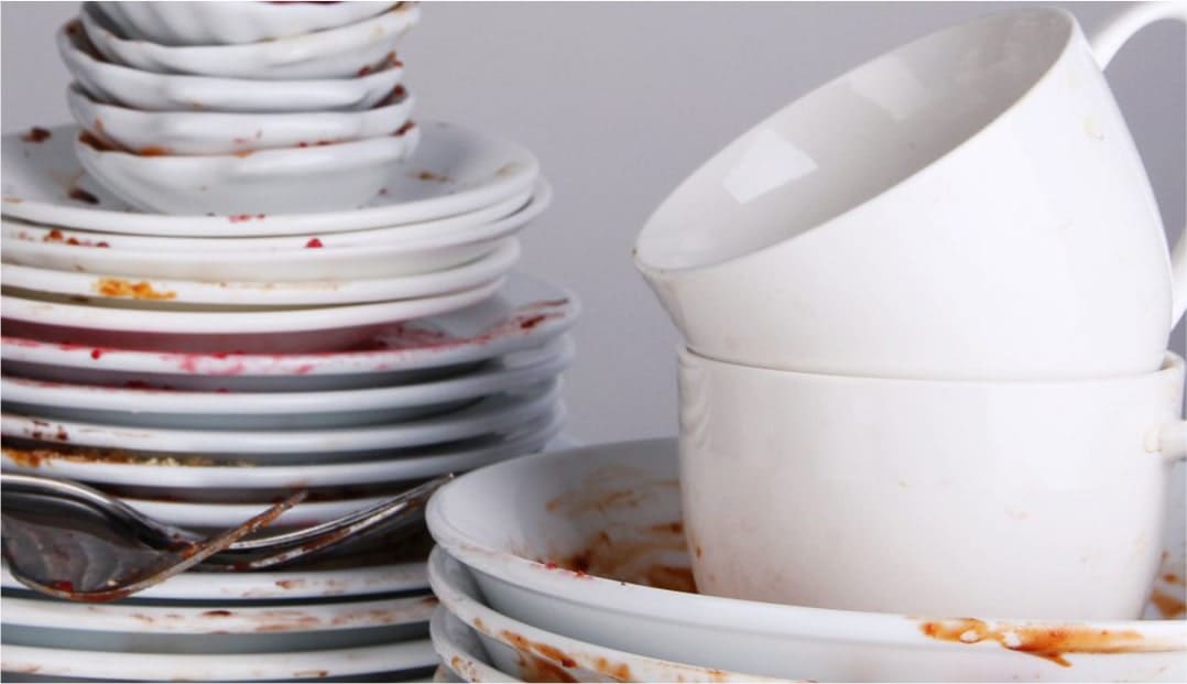 Cleans Greasy Dishes