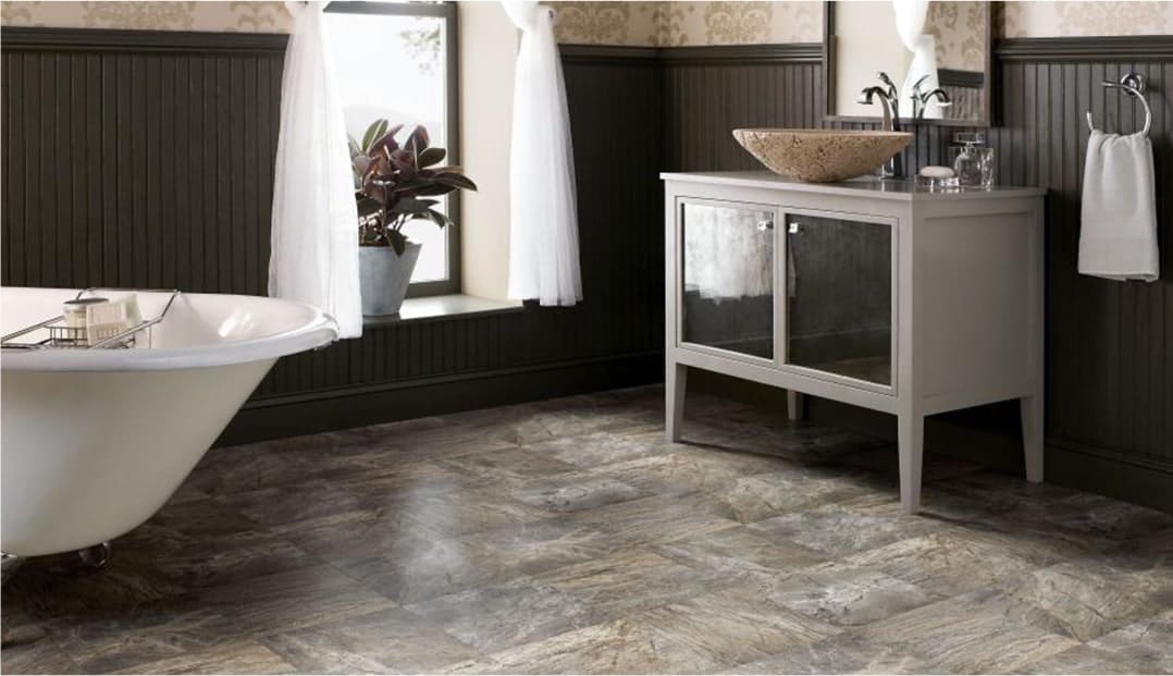 Cleans Bathroom Floors